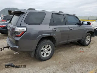 2019 Toyota 4Runner SR5 with VIN JTEBU5JR6K5736868, listed as a Copart auction lot 73914453 with 85,513 mi miles and Salvage title. Bid and sale history available at DreamBid. Image 3.