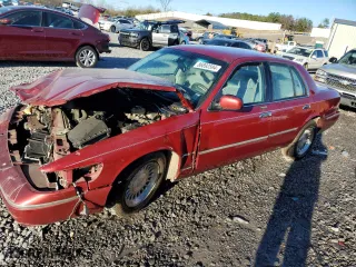 1998 Mercury Grand Marquis LS with VIN 2MEFM75W1WX668208, listed as a Copart auction lot 86892594 with 146,952 mi miles and Salvage Title. Bid and sale history available at carsss.com. Image 1.