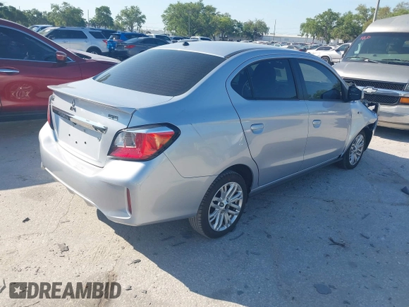 2022 Mitsubishi Mirage ES z VIN ML32FUFJXNHF02043, wystawiony jako IAAI lot #41898586 z przebiegiem 52 047 mil mil oraz . Historia ofert i sprzedaży dostępna na DreamBid. Obrazek 4.