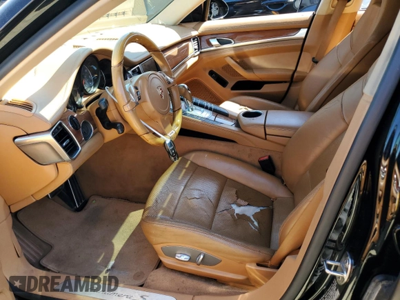 2010 Porsche Panamera S with VIN WP0AB2A78AL064146, listed as a Copart auction lot 52550264 with 120,199 mi miles and Salvage title. Bid and sale history available at DreamBid. Image 7.