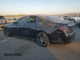 2018 Mercedes-Benz E-Class AMG E 43 with VIN WDDZF6EBXJA393798, listed as a Copart auction lot 42080735 with 99,981 mi miles and Salvage Title. Bid and sale history available at carsss.com. Image 2.