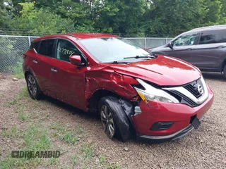 2016 Nissan Murano SL with VIN 5N1AZ2MH5GN113358, listed as a IAAI auction lot 42771834 with 220,938 mi miles and . Bid and sale history available at DreamBid. Image 1.