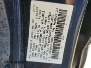 2015 Honda Accord LX with VIN 1HGCR2F39FA028691, listed as a Copart auction lot 52289735 with 141,922 mi miles and Salvage Title. Bid and sale history available at DreamBid. Image 12.