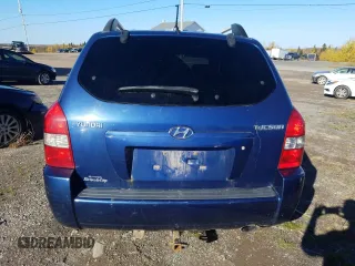 2006 Hyundai Tucson GL with VIN KM8JM72B76U405771, listed as a Copart auction lot 76751074 with 233,649 mi miles and Salvage Title. Bid and sale history available at carsss.com. Image 6.