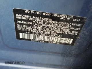 2015 Subaru Forester 2.5i with VIN JF2SJABCXFH807642, listed as a Copart auction lot 62260485 with 153,689 mi miles and Salvage title. Bid and sale history available at DreamBid. Image 12.