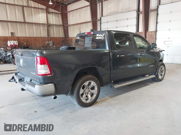 2019 Ram 1500 Big Horn/Lone Star with VIN 1C6RRFFG7KN817483, listed as a IAAI auction lot 40578098 with 81,739 mi miles. Bid and sale history available at carsss.com. Image 4.