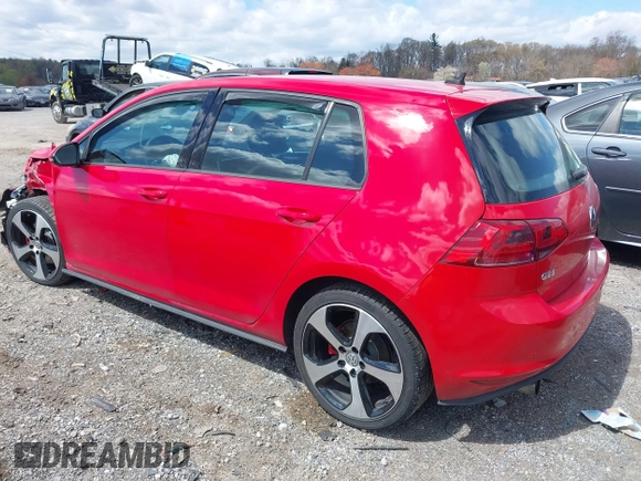 2017 Volkswagen GTI S z VIN 3VW4T7AU7HM033778, wystawiony jako IAAI lot #42059426 z przebiegiem 70 115 mil mil oraz . Historia ofert i sprzedaży dostępna na DreamBid. Obrazek 3.