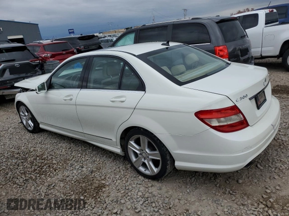 2011 Mercedes-Benz C 300 Sport with VIN WDDGF8BB8BR183114, listed as a Copart auction lot 55536235 with 132,824 mi miles and Salvage title. Bid and sale history available at DreamBid. Image 2.
