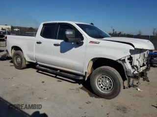 2021 Chevrolet Silverado 1500 Work Truck with VIN 1GCRYAEF4MZ331779, listed as a Copart auction lot 46589905 with 97,701 mi miles and Salvage Title. Bid and sale history available at DreamBid. Image 4.