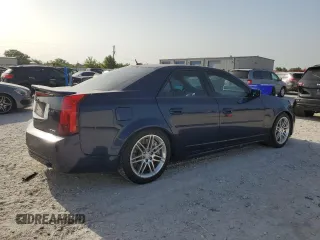 2005 Cadillac CTS-V with VIN 1G6DN56S050204168, listed as a Copart auction lot 60041084 with 138,883 mi miles and Salvage Title. Bid and sale history available at carsss.com. Image 3.
