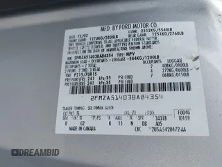 2003 Ford Windstar LX z VIN 2FMZA51403BA84354, wystawiony jako IAAI lot #42246045 z przebiegiem Nie podano mil oraz . Historia ofert i sprzedaży dostępna na DreamBid. Obrazek 9.