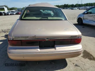 1996 Mercury Grand Marquis GS with VIN 2MELM74W3TX638675, listed as a Copart auction lot 57692154 with Not Provided miles and Non Repairable. Bid and sale history available at DreamBid. Image 6.