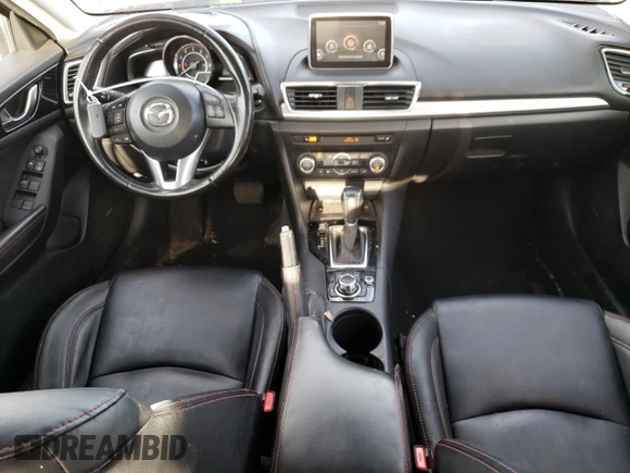 2014 Mazda 3 S Touring with VIN JM1BM1L30E1190845, listed as a Copart auction lot 85344714 with 123,775 mi miles and Salvage Title. Bid and sale history available at DreamBid. Image 8.