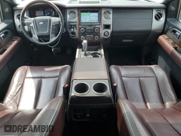 2016 Ford Expedition Max Platinum z VIN 1FMJK1LT4GEF11794, wystawiony jako Copart lot #55332795 z przebiegiem 151 060 mil mil oraz Szkoda całkowita • Salvage title. Historia ofert i sprzedaży dostępna na DreamBid. Obrazek 8.