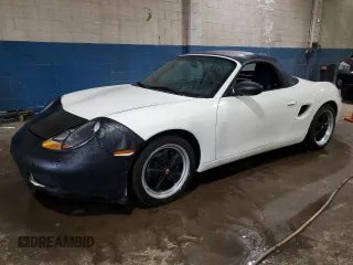 2001 Porsche Boxster with VIN WP0CA29801U626432, listed as a Copart auction lot 47082985 with 18,153 mi miles and Clean Title. Bid and sale history available at carsss.com. Image 1.