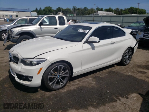 2019 BMW 2 Series 230i xDrive with VIN WBA2J3C50K7D27538, listed as a Copart auction lot 65215523 with 26,910 mi miles. Bid and sale history available at carsss.com. Image 1.