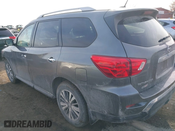 2018 Nissan Pathfinder SL with VIN 5N1DR2MM7JC626401, listed as a IAAI auction lot 40964722 with 89,557 mi miles and . Bid and sale history available at DreamBid. Image 3.