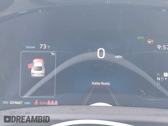 2022 Toyota Mirai XLE with VIN JTDAAAAA6NA004649, listed as a IAAI auction lot 42272950 with 24,687 mi miles and . Bid and sale history available at DreamBid. Image 15.