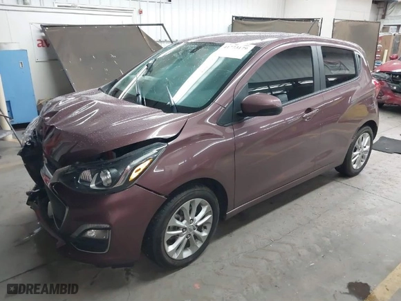 2021 Chevrolet Spark 1LT with VIN KL8CD6SA9MC735647, listed as a IAAI auction lot 41773179 with 70,546 mi miles. Bid and sale history available at carsss.com. Image 2.