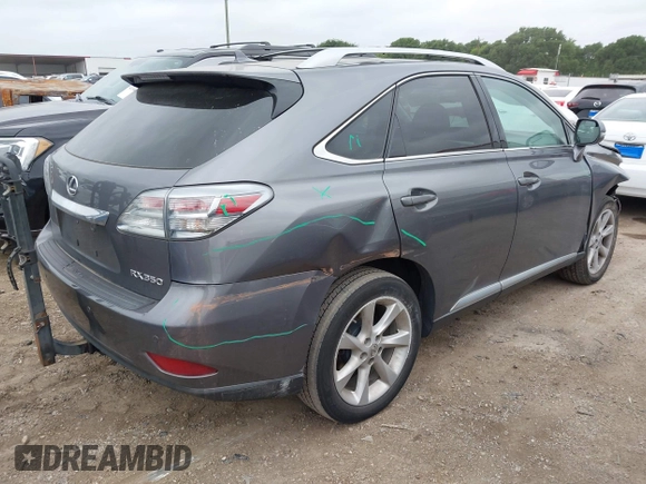 2012 Lexus RX 350 with VIN 2T2ZK1BA0CC083237, listed as a IAAI auction lot 42137994 with 139,306 mi miles and . Bid and sale history available at DreamBid. Image 4.