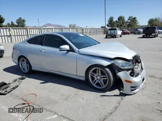 2013 Mercedes-Benz C C 350 with VIN WDDGJ5HB8DG041493, listed as a Copart auction lot 55316605 with 143,689 mi miles and Salvage Title. Bid and sale history available at carsss.com. Image 4.