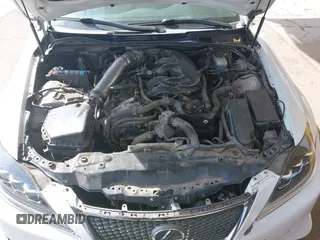 2011 Lexus IS with VIN JTHBE5C25B5025596, listed as a IAAI auction lot 41941765 with Not Provided miles. Bid and sale history available at carsss.com. Image 10.