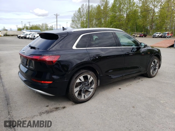 2022 Audi e-tron Premium z VIN WA1AAAGE3NB023710, wystawiony jako Copart lot #57508235 z przebiegiem 23 483 mil mil oraz Tytuł czysty. Historia ofert i sprzedaży dostępna na DreamBid. Obrazek 3.
