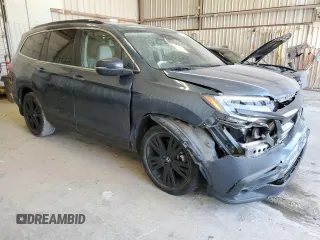 2021 Honda Pilot Special Edition with VIN 5FNYF5H24MB042554, listed as a Copart auction lot 54164495 with 35,102 mi miles and Salvage title. Bid and sale history available at DreamBid. Image 4.