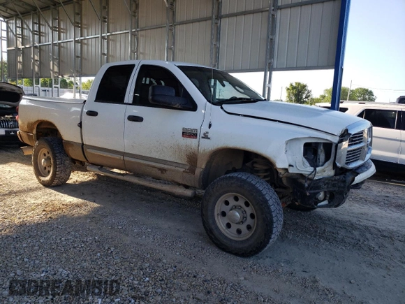 2008 Dodge 2500 Laramie with VIN 3D7KS28A18G230445, listed as a Copart auction lot 56110605 with 261,092 mi miles and Salvage title. Bid and sale history available at DreamBid. Image 4.
