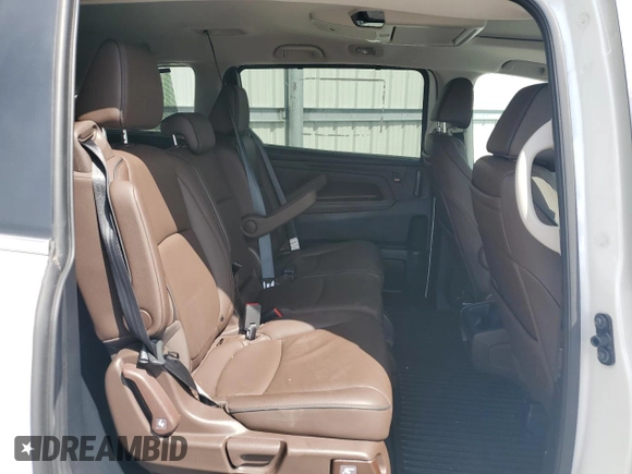 2025 Honda Odyssey Touring with VIN 5FNRL6H87SB001792, listed as a Copart auction lot 51049255 with Not provided miles and Salvage title. Bid and sale history available at DreamBid. Image 11.
