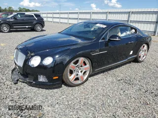 2014 Bentley Continental GT z VIN SCBFU7ZA5EC092542, wystawiony jako Copart lot #73841604 z przebiegiem Nie podano mil oraz Szkoda całkowita • Salvage title. Historia ofert i sprzedaży dostępna na DreamBid. Obrazek 1.