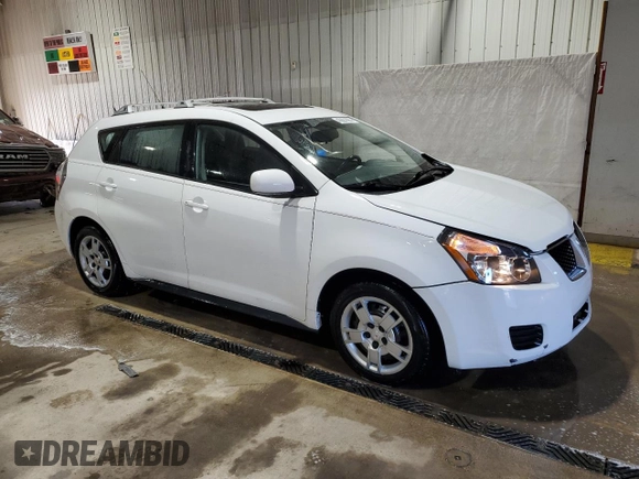 2009 Pontiac Vibe with VIN 5Y2SM67099Z422007, listed as a Copart auction lot 45601695 with 120,318 mi miles and Salvage Title. Bid and sale history available at carsss.com. Image 4.