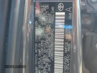 2017 Toyota Prius One z VIN JTDKDTB38H1592890, wystawiony jako Copart lot #59017725 z przebiegiem 193 256 mil mil oraz Szkoda całkowita • Salvage title. Historia ofert i sprzedaży dostępna na DreamBid. Obrazek 12.