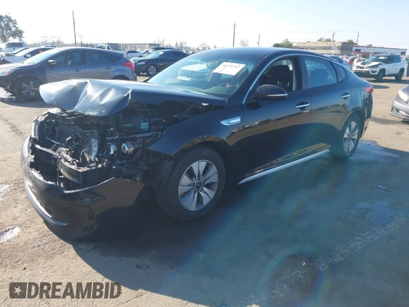 2018 Kia Optima Hybrid Premium with VIN KNAGT4LE7J5023233, listed as a IAAI auction lot 41276207 with 152,381 mi miles. Bid and sale history available at carsss.com. Image 2.