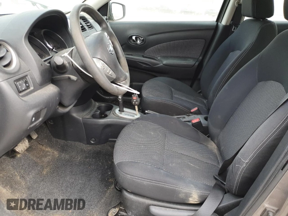 2015 Nissan Versa SV with VIN 3N1CN7AP8FL801258, listed as a Copart auction lot 52876905 with 89,724 mi miles and Salvage Title. Bid and sale history available at carsss.com. Image 7.