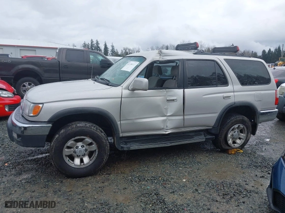 1999 Toyota 4Runner SR5 with VIN JT3HN86R9X0239084, listed as a IAAI auction lot 41600143 with 292,342 mi miles. Bid and sale history available at carsss.com. Image 14.