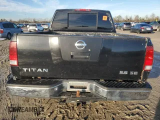 2007 Nissan Titan XE with VIN 1N6AA07A67N234492, listed as a Copart auction lot 87574675 with Not Provided miles and Salvage Title. Bid and sale history available at DreamBid. Image 6.