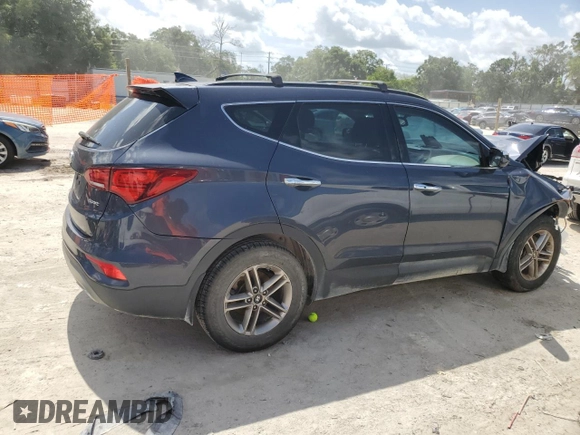 2018 Hyundai Santa Fe 2.4L with VIN 5NMZU3LB1JH060039, listed as a Copart auction lot 63240425 with 117,782 mi miles and Clean title. Bid and sale history available at DreamBid. Image 3.