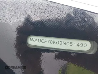 2009 Audi A4 z VIN WAUCF78K09N051490, wystawiony jako IAAI lot #41512592 z przebiegiem 187 664 mil mil oraz . Historia ofert i sprzedaży dostępna na DreamBid. Obrazek 9.