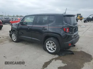 2023 Jeep Renegade Latitude with VIN ZACNJDB18PPP36797, listed as a Copart auction lot 52156255 with 14,967 mi miles and Salvage Title. Bid and sale history available at carsss.com. Image 2.