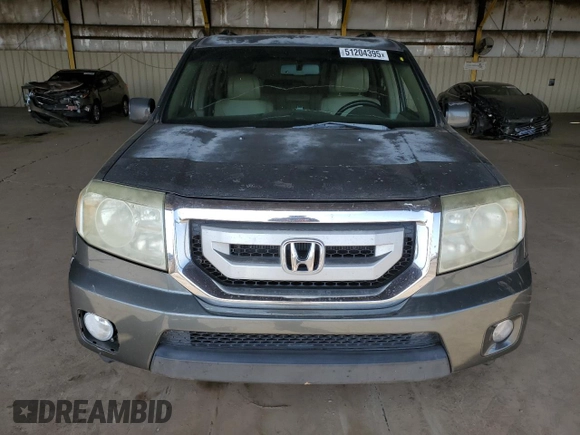 2009 Honda Pilot EX-L with VIN 5FNYF48609B017784, listed as a Copart auction lot 51204395 with 221,801 mi miles and Salvage Title. Bid and sale history available at carsss.com. Image 5.