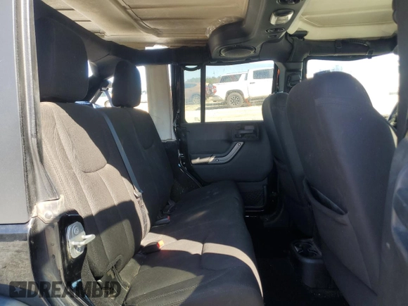2014 Jeep Wrangler Unlimited Sport with VIN 1C4BJWDG9EL250326, listed as a Copart auction lot 48545705 with 247,460 mi miles and Salvage Title. Bid and sale history available at DreamBid. Image 12.