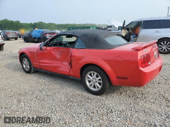 2007 Ford Mustang Deluxe with VIN 1ZVFT84N475327789, listed as a Copart auction lot 59696285 with 192,049 mi miles and Salvage title. Bid and sale history available at DreamBid. Image 2.