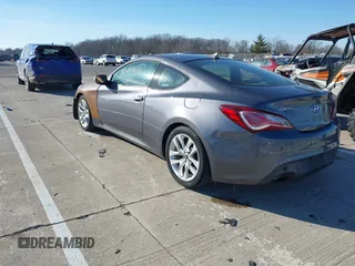 2013 Hyundai Genesis Coupe R-Spec with VIN KMHHU6KJ3DU108753, listed as a IAAI auction lot 41383041 with 114,474 mi miles and . Bid and sale history available at DreamBid. Image 3.