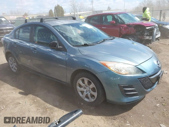 2010 Mazda 3 i SV with VIN JM1BL1SF2A1122197, listed as a IAAI auction lot 41887777 with 58,936 mi miles and . Bid and sale history available at DreamBid. Image 1.