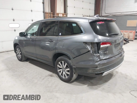 2019 Honda Pilot EX-L with VIN 5FNYF6H51KB099825, listed as a IAAI auction lot 42421688 with 51,370 mi miles and . Bid and sale history available at DreamBid. Image 3.