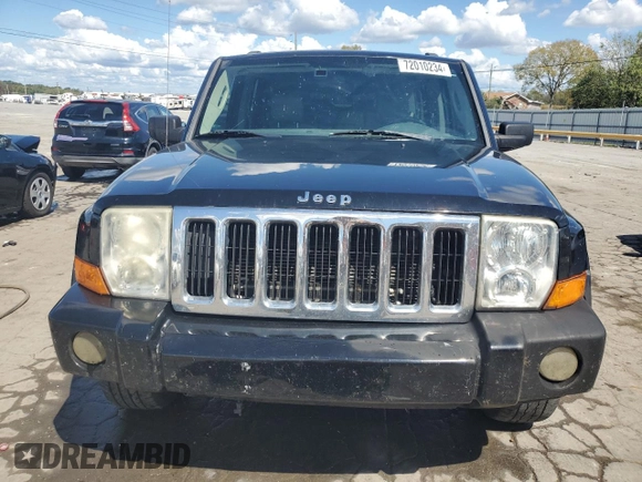 2007 Jeep Commander Limited with VIN 1J8HG58P27C683771, listed as a Copart auction lot 72010234 with 187,882 mi miles and Salvage Title. Bid and sale history available at carsss.com. Image 5.