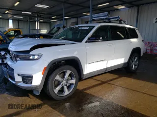 2022 Jeep Grand Cherokee Limited z VIN 1C4RJKBG2N8520588, wystawiony jako Copart lot #42197085 z przebiegiem 21 065 mil mil oraz Czysty tytuł • Clean title. Historia ofert i sprzedaży dostępna na DreamBid. Obrazek 1.