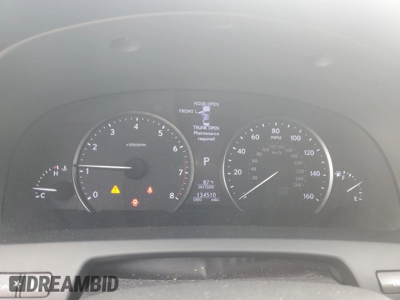 2013 Lexus LS 460 z VIN JTHBL5EF1D5120309, wystawiony jako Copart lot #56937185 z przebiegiem 134 510 mil mil oraz Czysty tytuł • Clean title. Historia ofert i sprzedaży dostępna na DreamBid. Obrazek 9.