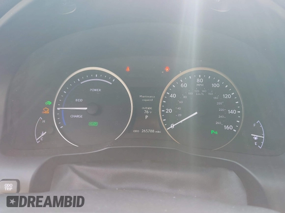 2013 Lexus ES 300h with VIN JTHBW1GG3D2021031, listed as a IAAI auction lot 42668452 with 265,788 mi miles and . Bid and sale history available at DreamBid. Image 7.